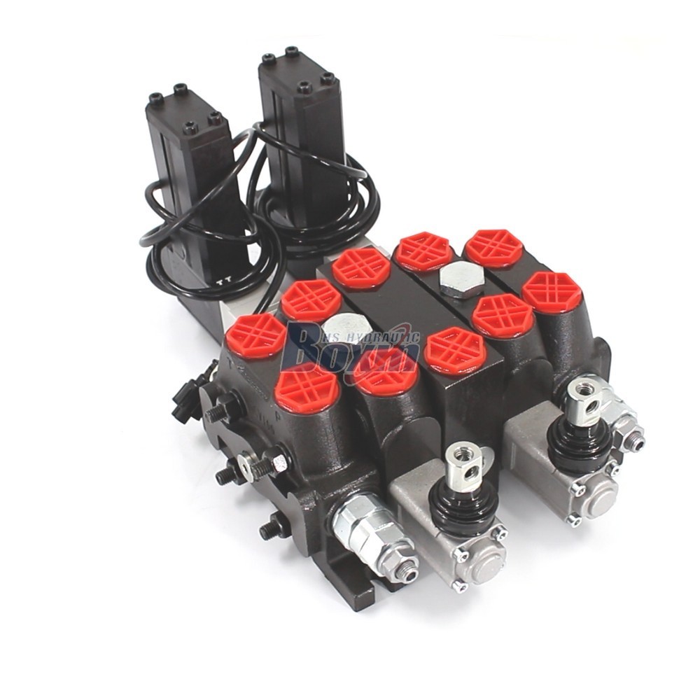 DCV100 Electric Motor 2 Spool Sectional Directional Valve main image
